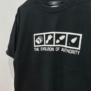 Vintage 00s Evolution of Authority Saying tshirt size L