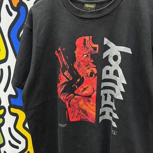 【ヴィンテージ】HELLBOY アメコミ Tシャツ 90s シングルステッチ ヴィンテージ】HELLBOY アメコミ Tシャツ 90s シングルステッチ