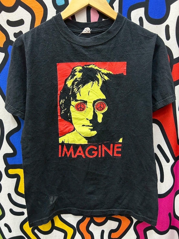 ©2004年 ジョン・レノン Tシャツ Мサイズ ヴィンテージ 2004 ジョン・レノン ビートルズ Tシャツ サイズ S
