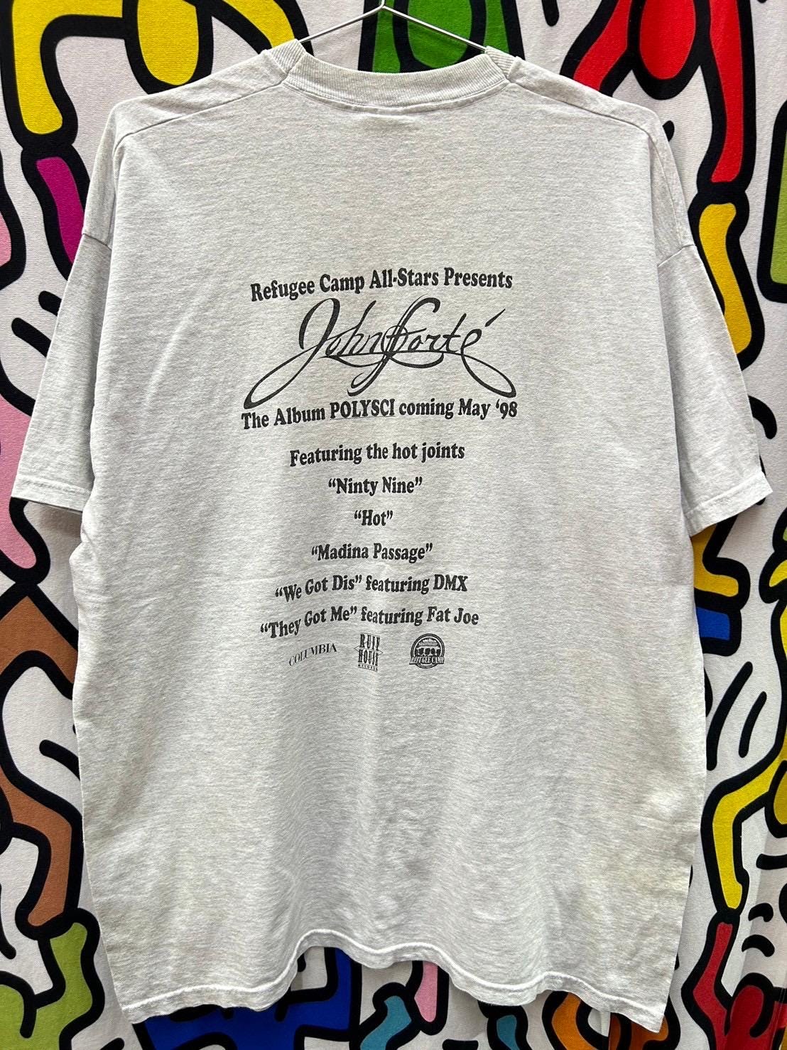 Vintage 1998 the Fugees Refugee Camp All Stars John Fotre Tshirt 