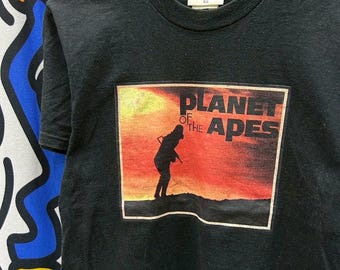 Vintage 1998 Planet Of The Apes Movie tshirt size XS