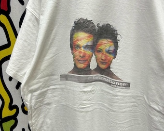 Vintage 90s Faszination World Games Graphic Art tshirt size XL
