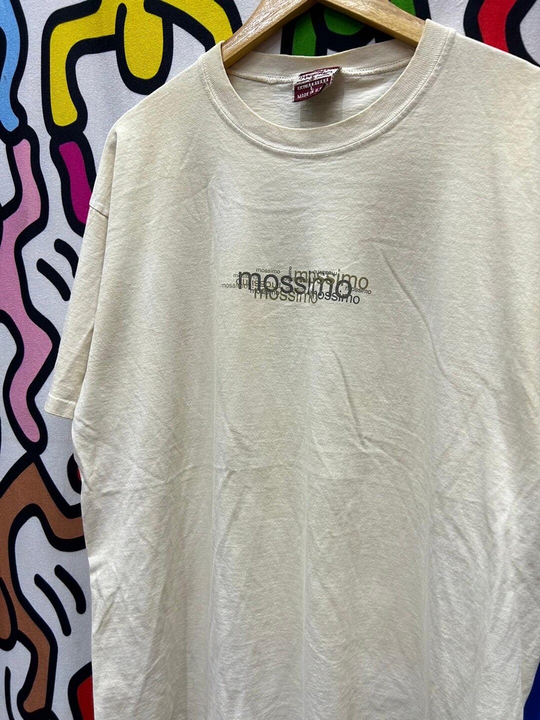 90年代ヴィンテージ モッシモ Tシャツ サイズL 両面 - Etsy 日本