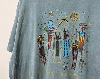 Vintage 1998 Grand Canyon Art tshirt size XL