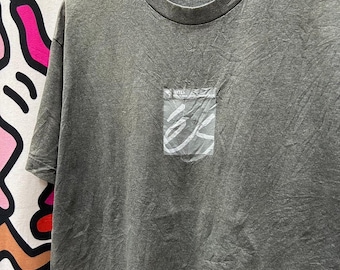 Vintage ES-skateboard-t-shirt uit de jaren 2000, maat L