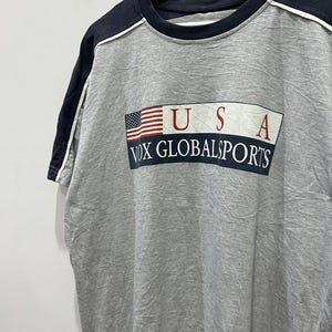 VTG Vox Global Sports tshirt size M fits like XL
