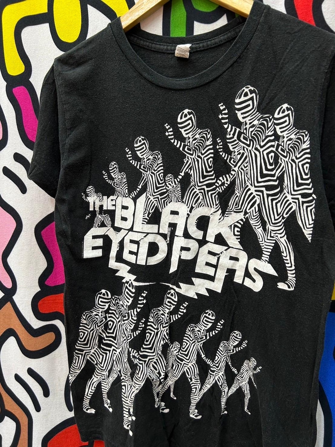 T-shirt The Black Eyed Peas Rouge - Taille XL Homme - Occasion Très Bon état