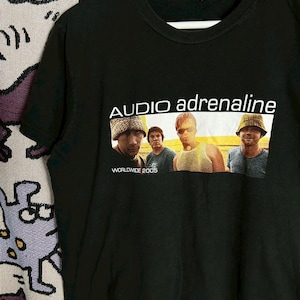Vintage 2005 Audio Adrenaline Band tshirt size M