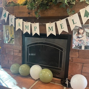 Bannière de camp pour célibataires, bannière de camp, bannière de camp d'anniversaire