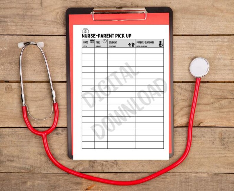 Nurse Sign Out Log - Etsy