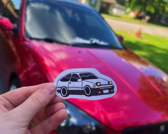 Kawaii AE86 Sticker, JDM sticker, Laptop sticker