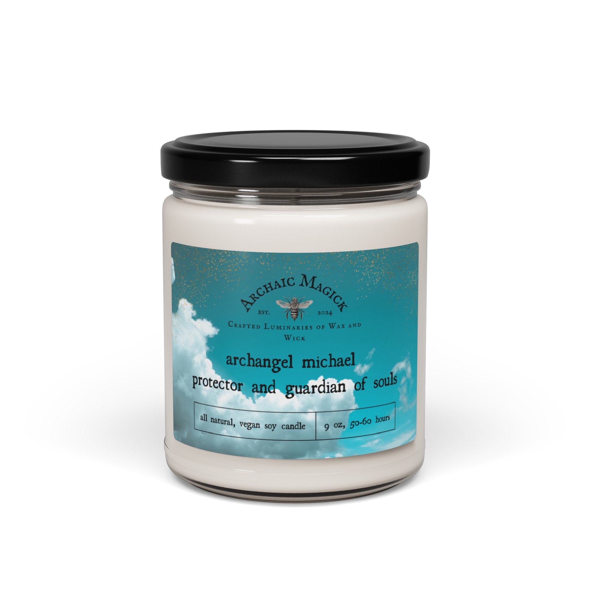 Archangel Michael, Protector and Guardian of Souls, Scented Candle