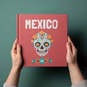 5 Mexico Travel Photo Album Templates, Coffee Table Book, Travel Photo Book,Decorative Books, Canva E-book Template,Customizable Photo Album