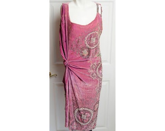 hot pink flapper dress