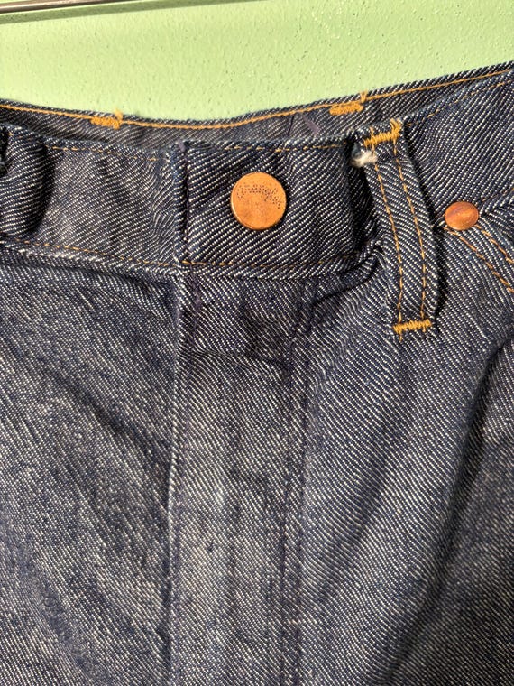 Vintage 1960’s Sanforized Woman’s Denim Long Shor… - image 2