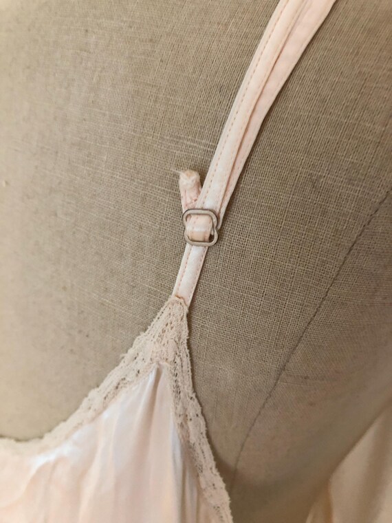 1930's Style Panel Bias Satin Slip Dress - Vintage Pink main image 1