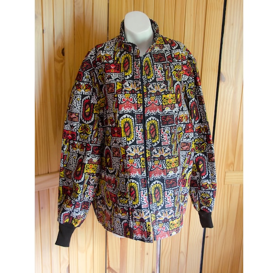 Vintage 1960's Men's Canvas Jacket with Nehru Coll