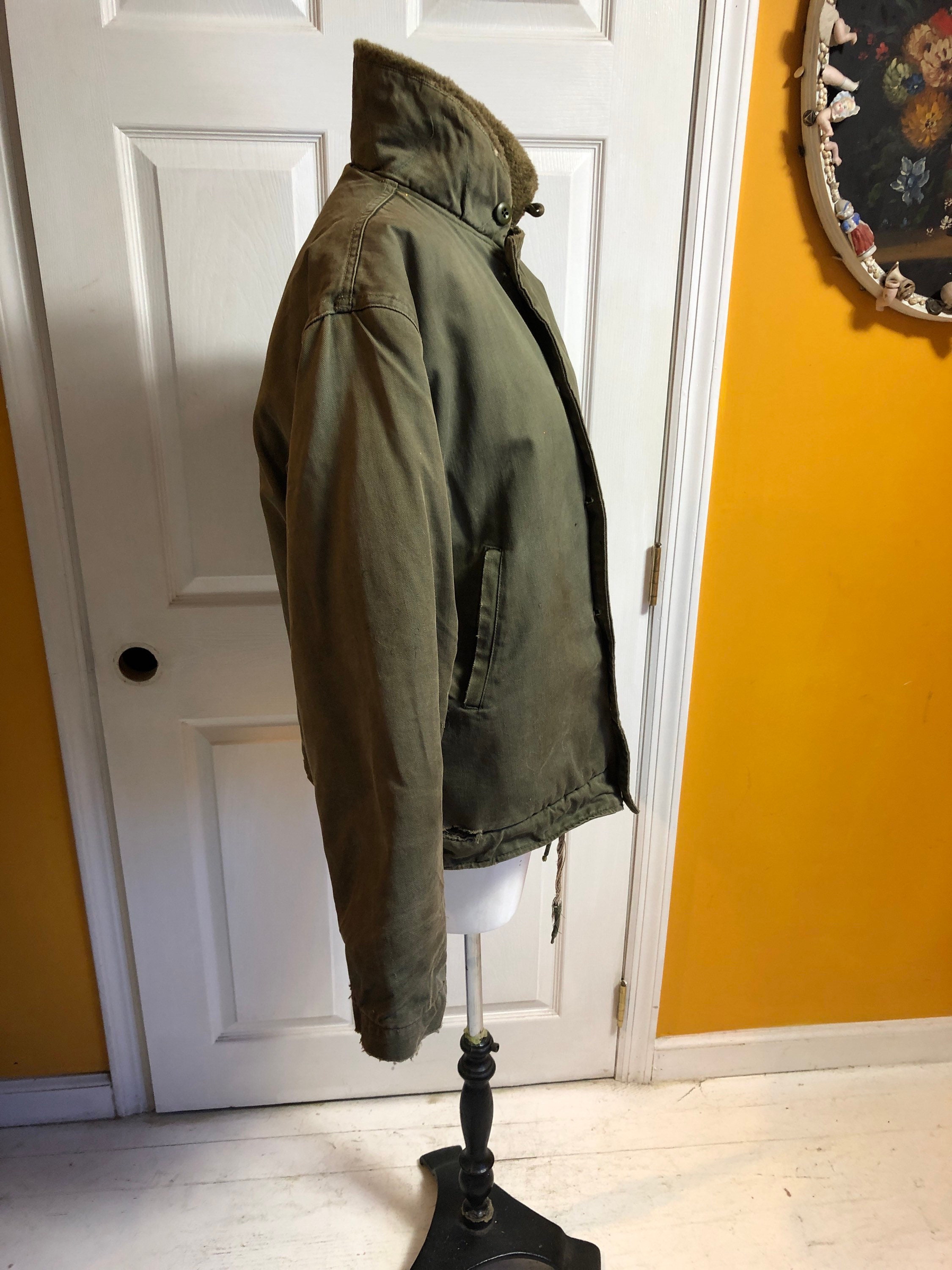 Rare 1940s Navy Military Deck Jacket N1 - Etsy