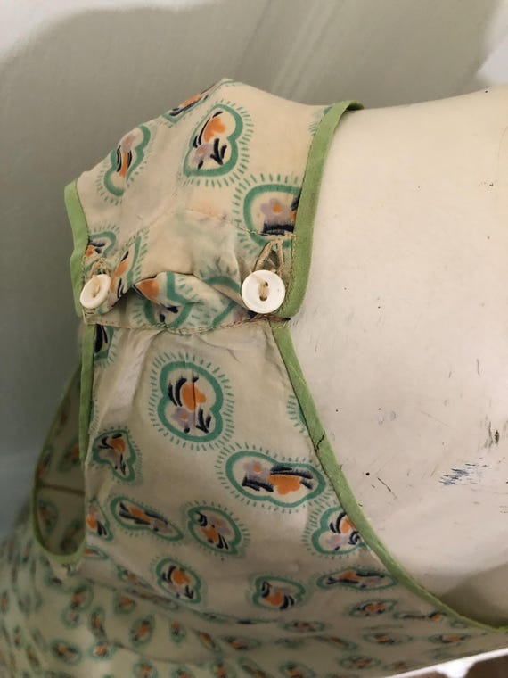 Vintage 1930’s Silk Print Beach Pajamas - image 6