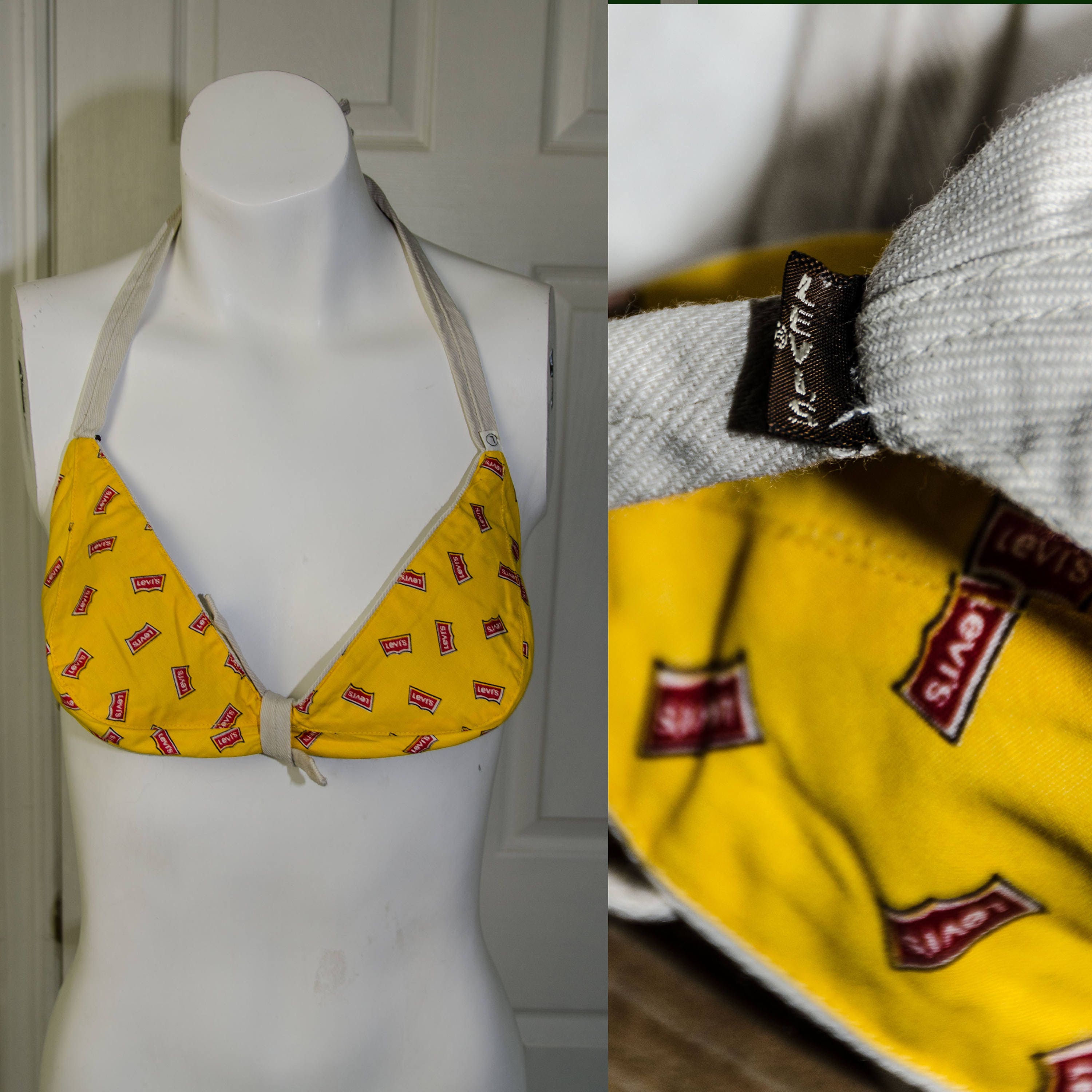 Levis Bikini Top Etsy Canada