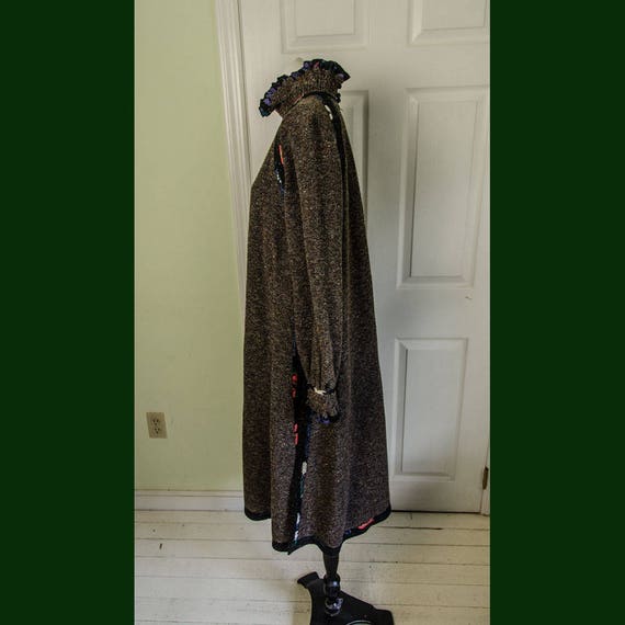 Vintage 1980's Koos Van Den Akker Ruffle Neck Tent