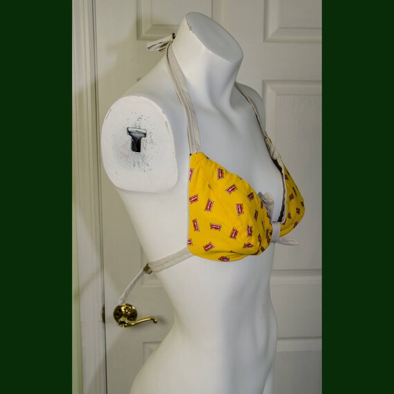 Big E Levis Reversible Bra Bikini Top 