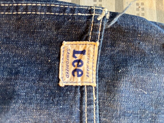 Authentic Lee Vintage 1950’s 1940’s Union Made Sa… - image 10