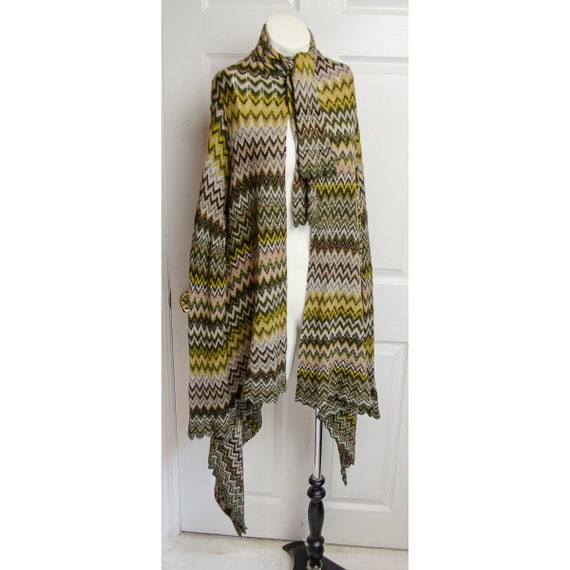 Vintage Missoni Zigzag Scarf