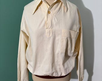 Rare Vintage 1940’s Men’s Beau-Lo-Collar Sport Shirt Loop