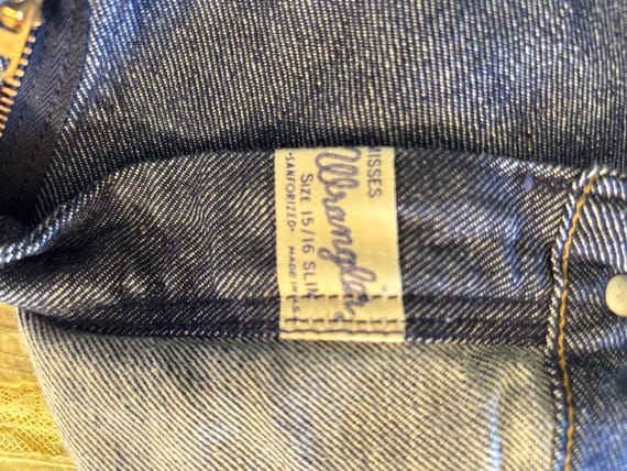 Vintage 1960’s Sanforized Woman’s Denim Long Shor… - image 6
