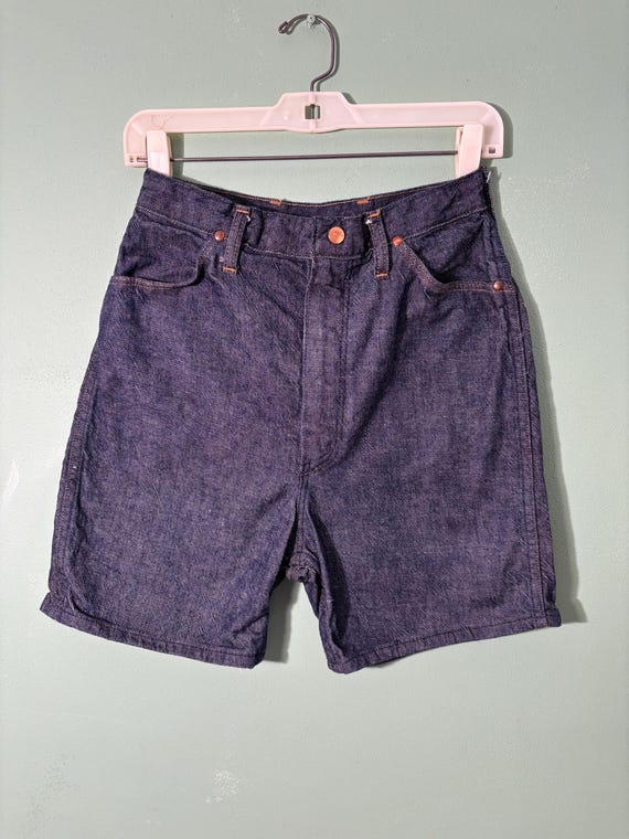 Vintage 1960’s Sanforized Woman’s Denim Long Shor… - image 1
