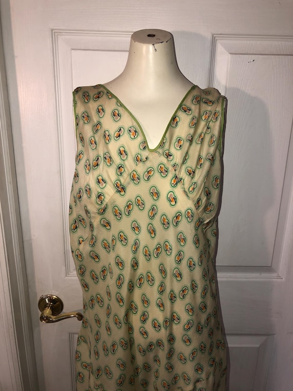 Vintage 1930’s Silk Print Beach Pajamas - image 2