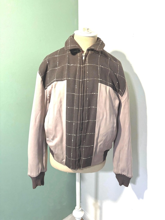 Vintage 1950's Men's Gabardine Wool Reversable Jacket - Etsy