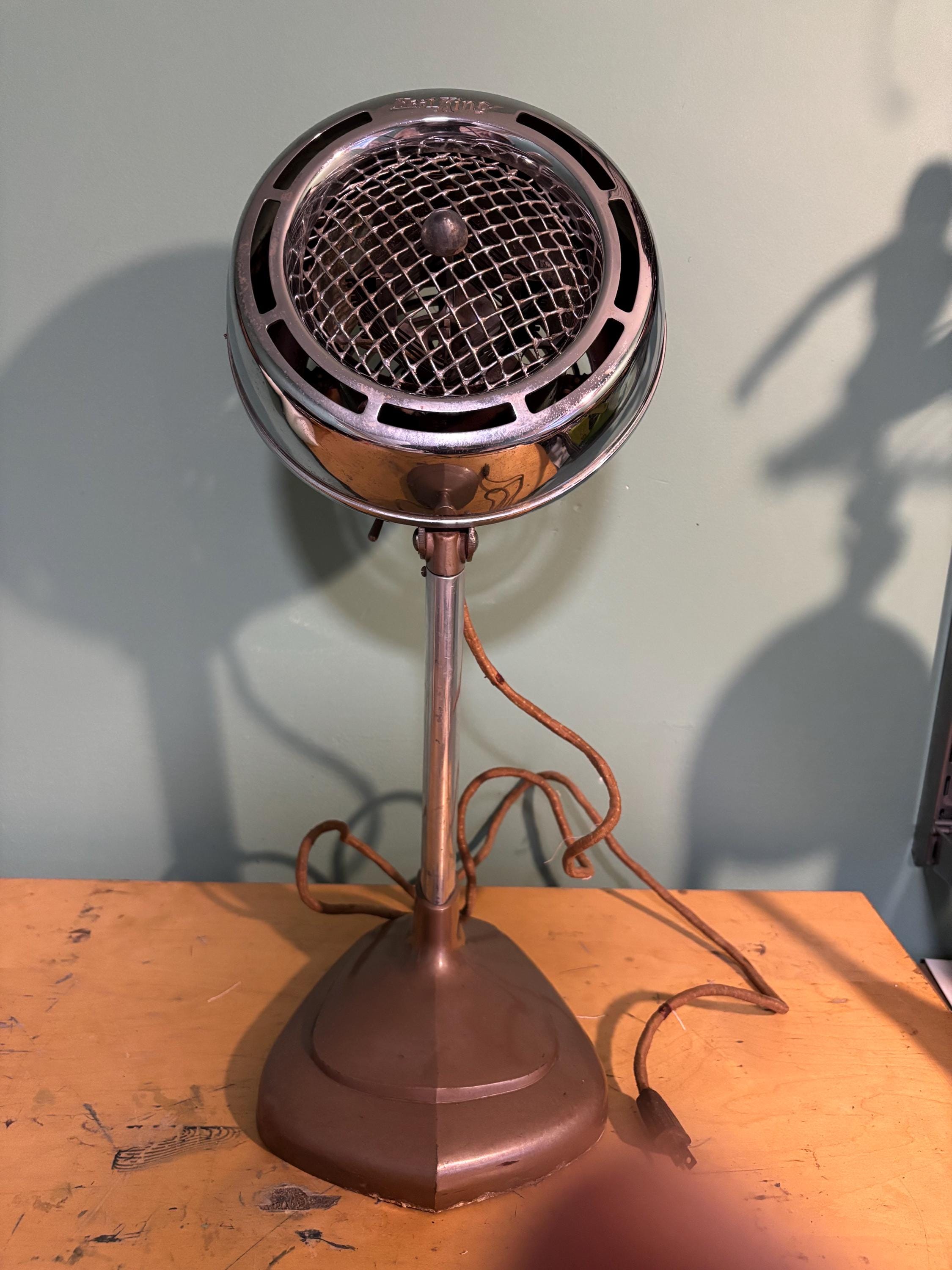 希少な1948年製ヴィンテージ工業用ヒートキングポータブルファン