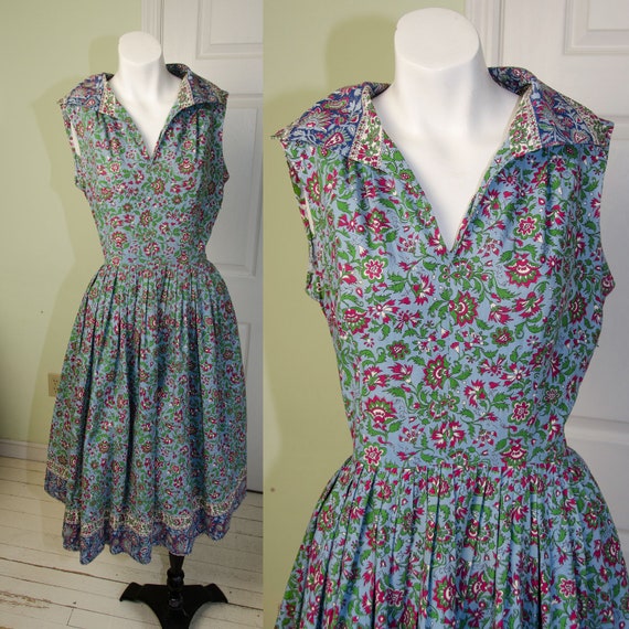 Vintage 1950’s Peck & Peck Cotton Floral Day Rocka
