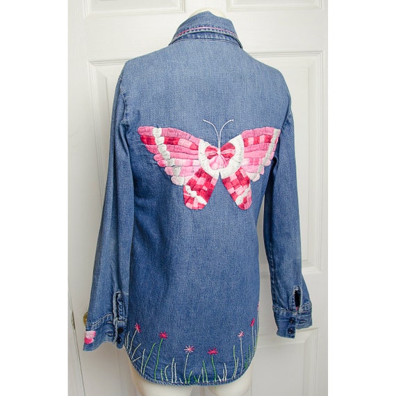 Vintage 1960's Levis for Gals Embroidered Denim Sh