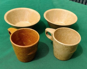 Vintage US Army Mess Hall Cups and Bowls Halsey Kenro By the Piece