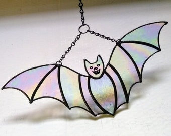 Stained Glass Bat Suncatchers various colors