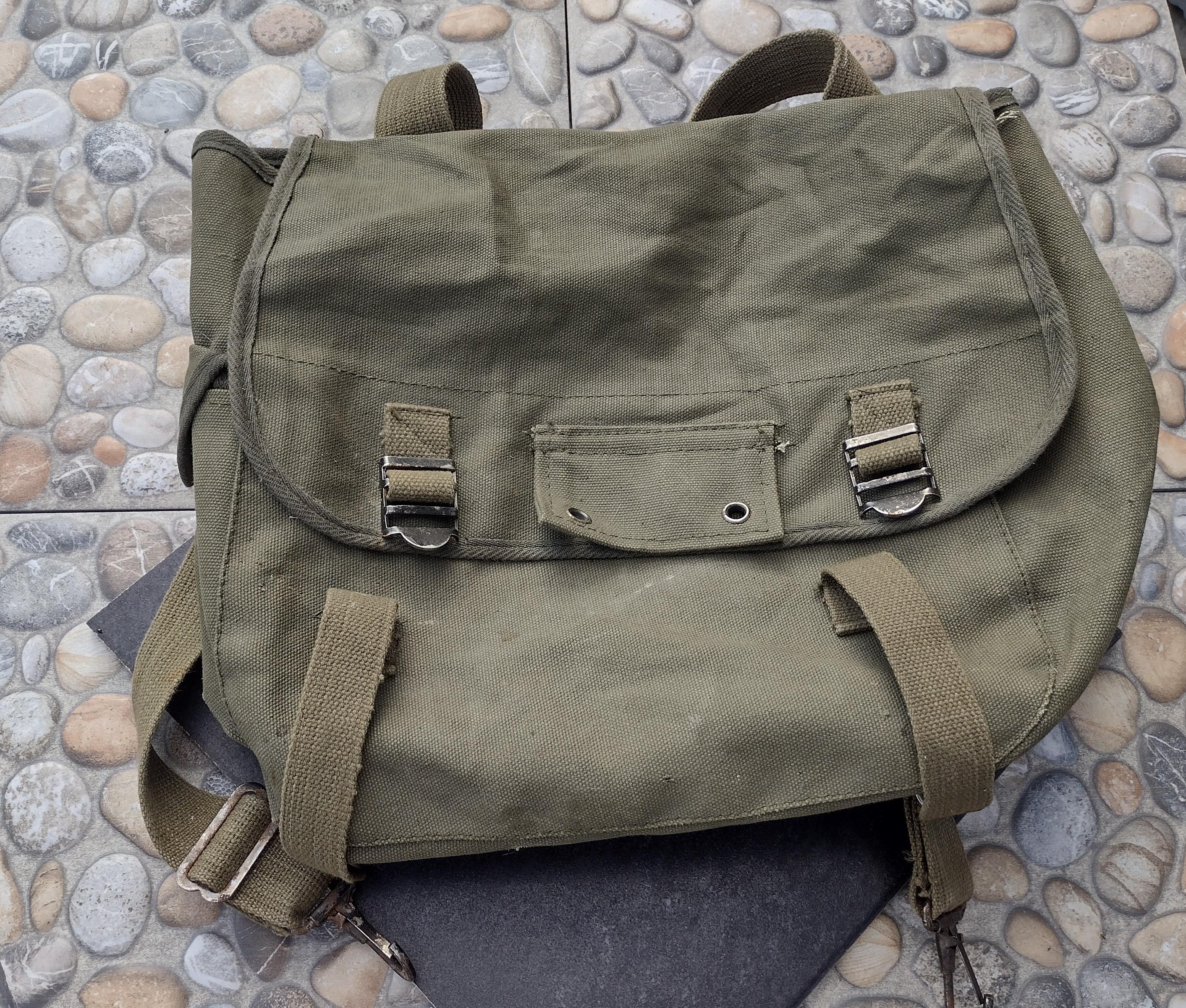 Vintage Green Canvas Multipocket Bag Backpack Campmaster Japan - Etsy