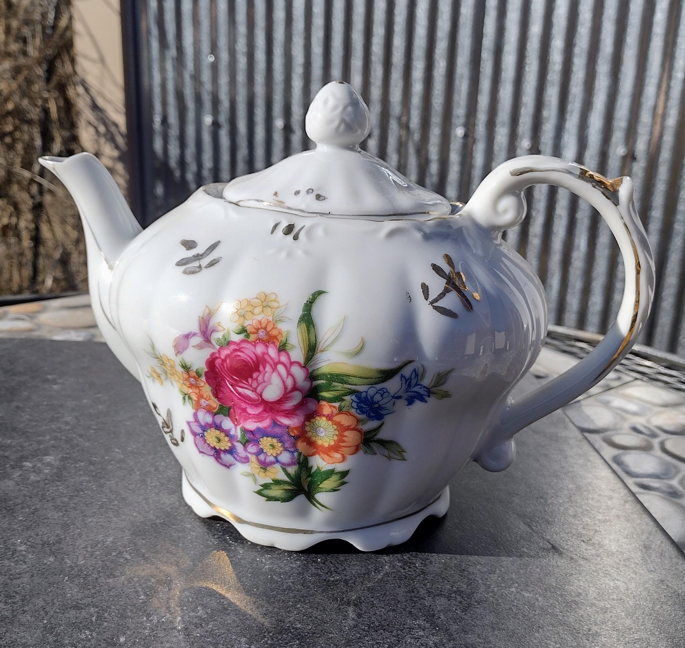 Vintage Teapot Music Box - Etsy