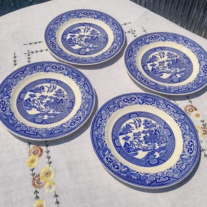 Blue Willow Plate 4 Inch - Etsy