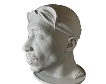 Tupac Shakur aka 2Pac Headphone Stand