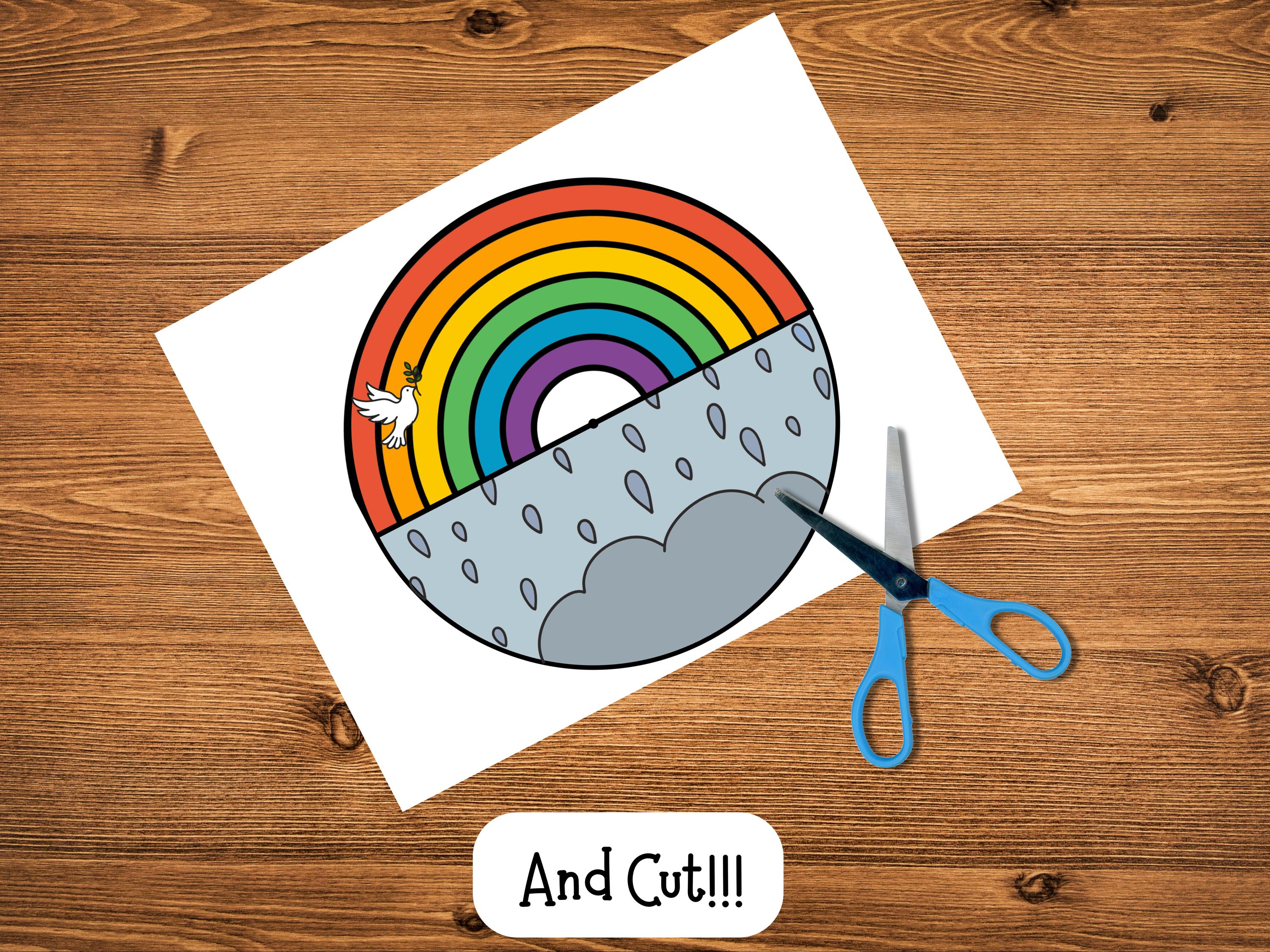 Noahs Ark Activity Wheel Craft, Bible Story Activity, Sunday School ...