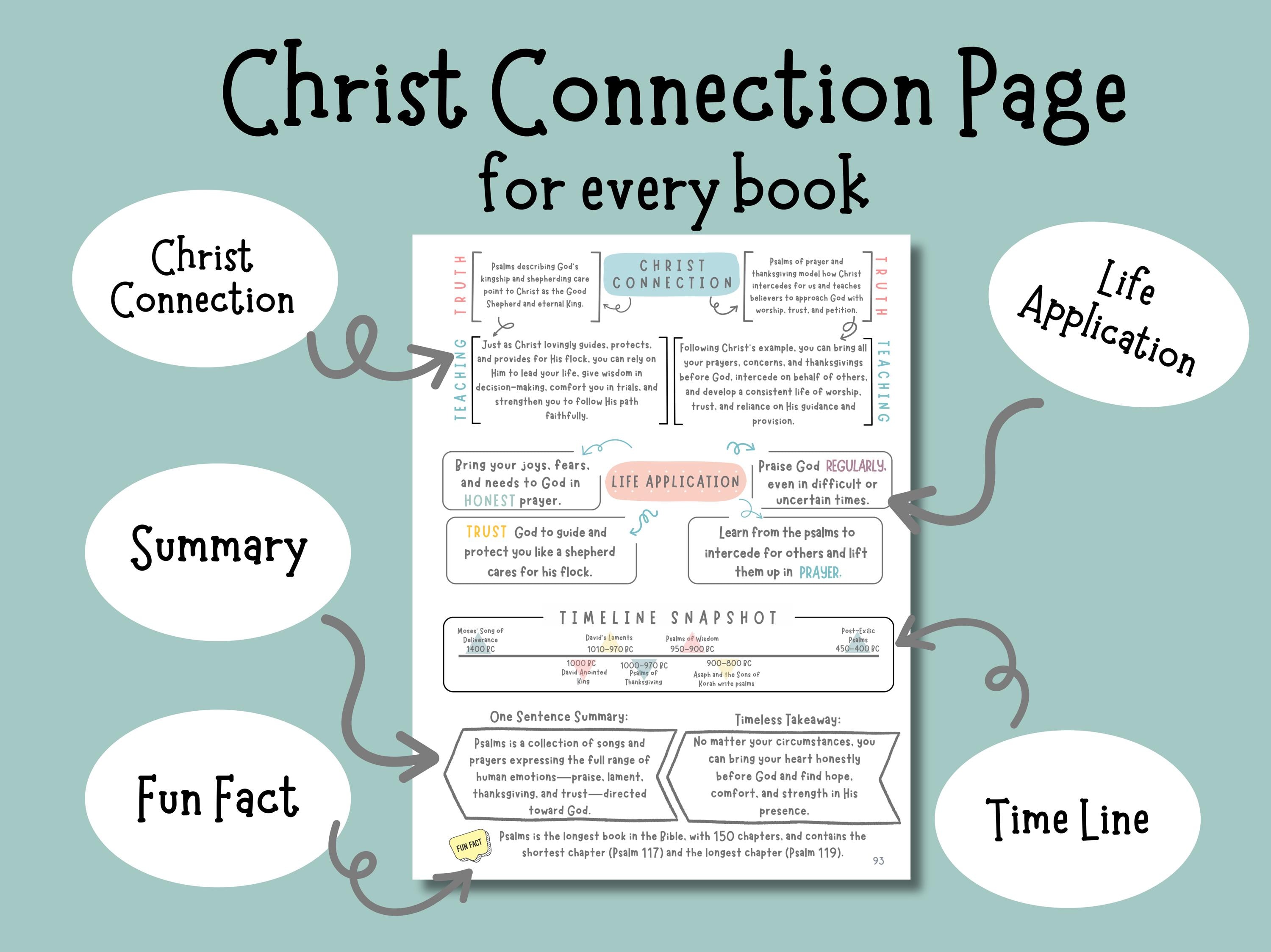 Printable Bible Study Guide: Book Summaries, Scripture Prompts (digital ...