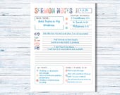 Sermon Notes Worksheet printable - Bible Study Note Taking Template - printable template for taking notes during sermon