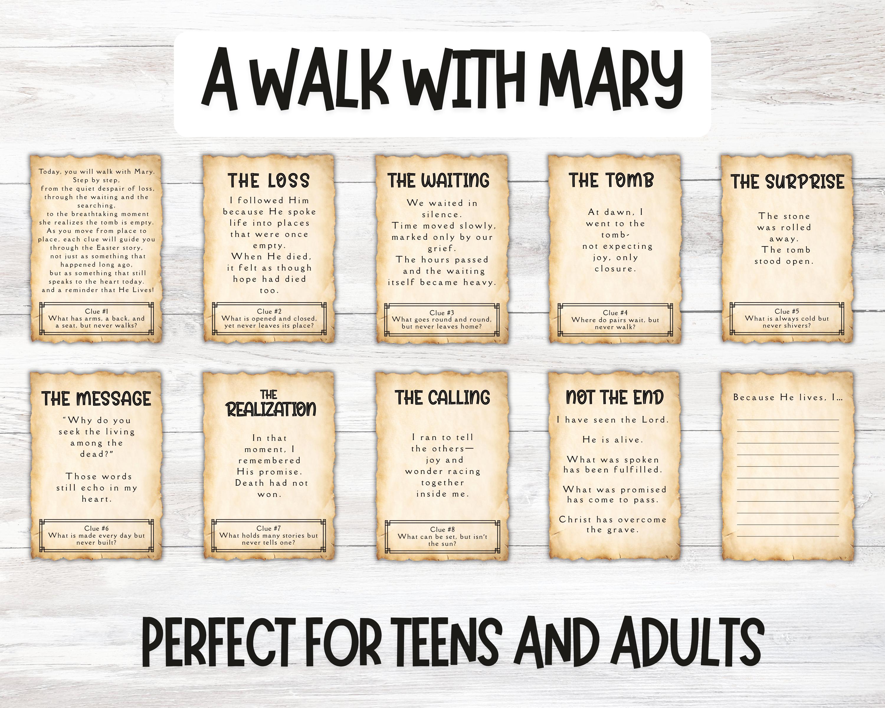 He is Risen Easter Scavenger Hunt for Teens & Adults, Christian Themed ...