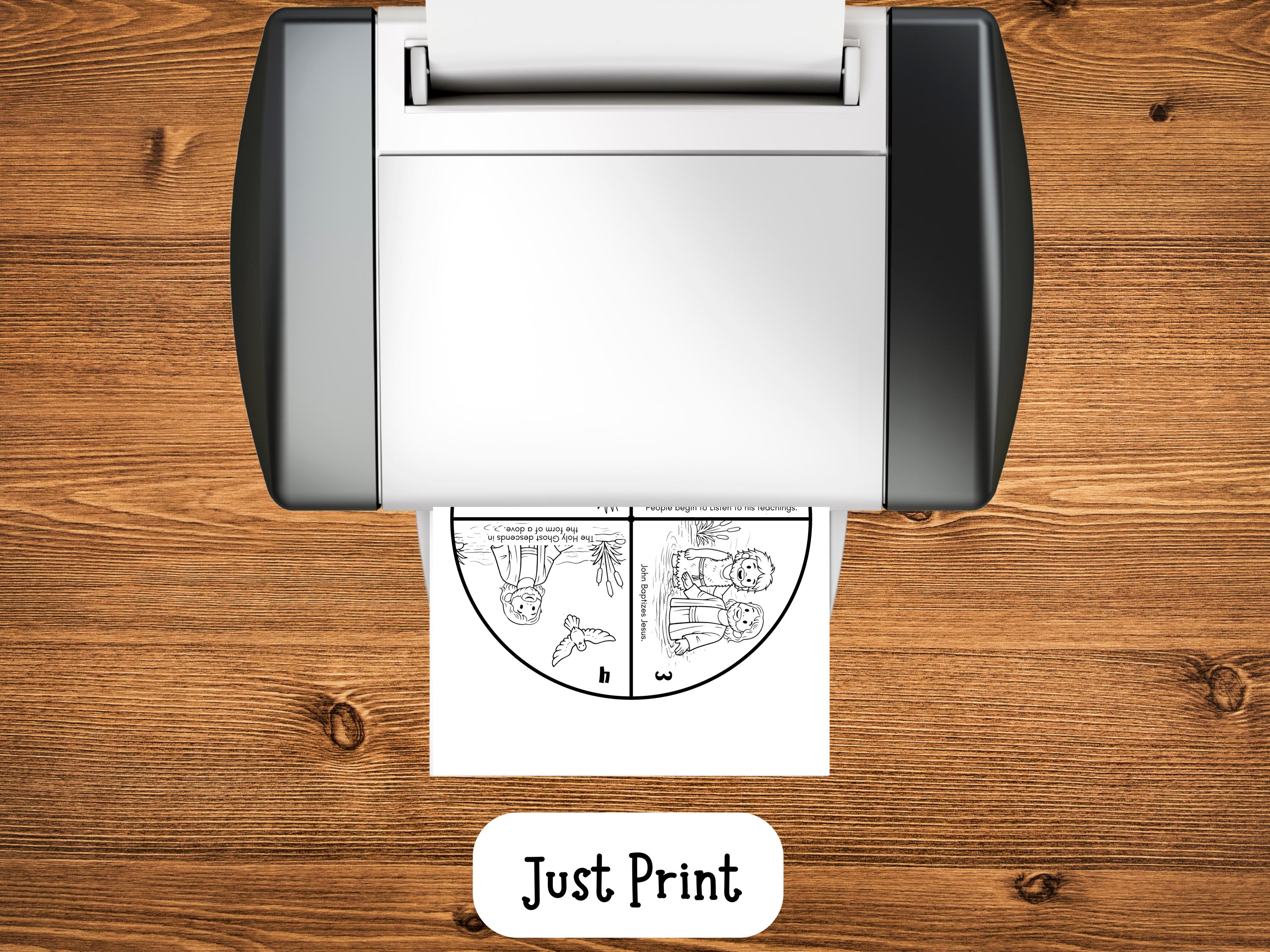 John the Baptist Craft, Bible Story Activity, Sunday School Printable ...