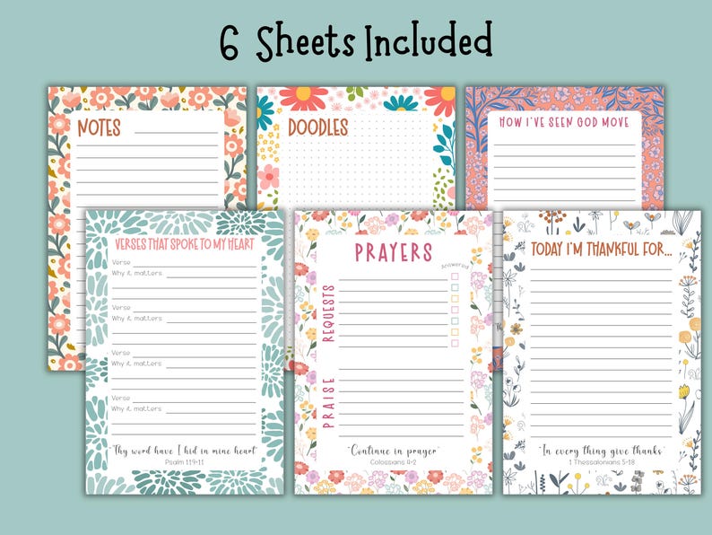 Bible Tip Ins Printable, Journaling Bible Inserts, Bible Study Resource ...