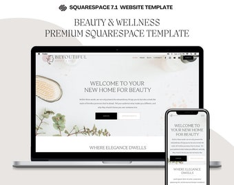 Sitio web de Squarespace para profesionales de la belleza y el spa/BeYoutiful