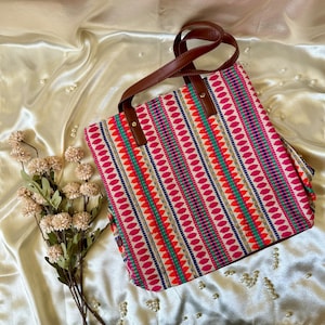 Patterned Multicolor Handmade Tote Bag